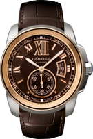 Cartier Calibre de Cartier Diver Stainless Steel / Pink Gold / Black / Bracelet (W7100051)