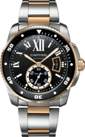 Cartier Calibre de Cartier 38 Pink Gold / Silver / Full Diamond (W7100054)