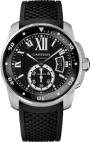 Cartier Calibre de Cartier Chronograph Stainless Steel / Silver (W7100056)