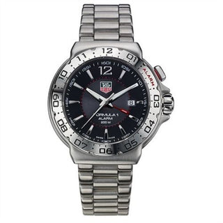 TAG Heuer - WAC111A.BA0850  Formula 1 Quartz Alarm 41 Stainless Steel / Black / Bracelet