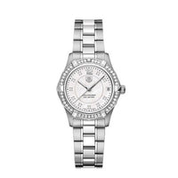 TAG Heuer Aquaracer 300M Quartz 32 Stainless Steel / MOP - Diamond / Bracelet (WAF1313.BA0819)