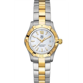 TAG Heuer - WAF1424.BB0825  Aquaracer 300M Quartz 27 Stainless Steel / Yellow Gold / MOP / Bracelet