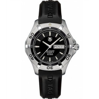 TAG Heuer - WAF2010.FT8010  Aquaracer 300M Calibre 5 Day-Date 41 Stainless Steel / Black / Rubber