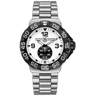 TAG Heuer - WAH1011.BA0854  Formula 1 Big Date 44 Stainless Steel / White / Bracelet