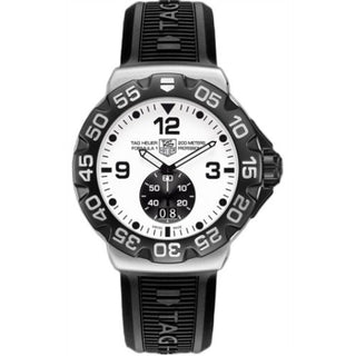 TAG Heuer - WAH1011.BT0717  Formula 1 Big Date 44 Stainless Steel / White / Rubber