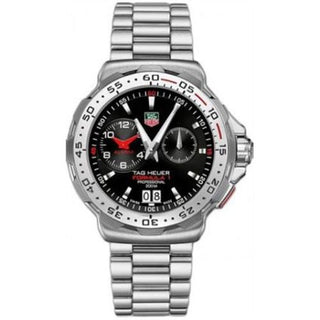 TAG Heuer - WAH111C.BA0850  Formula 1 Alarm 41 Stainless Steel / Black / Bracelet