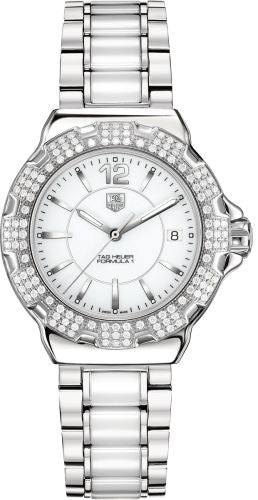 TAG Heuer - WAH1218.BA0861  Formula 1 Quartz 37 Stainless Steel / Diamond / White / Bracelet