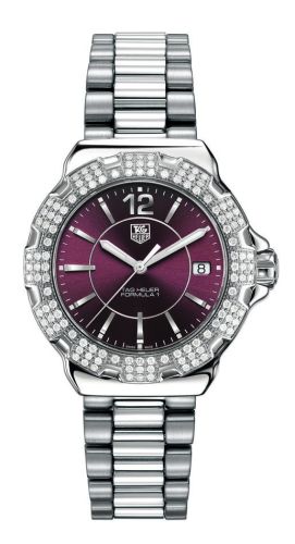 TAG Heuer - WAH121B.BA0852  Formula 1 Quartz 37 Stainless Steel / Diamond / Purple