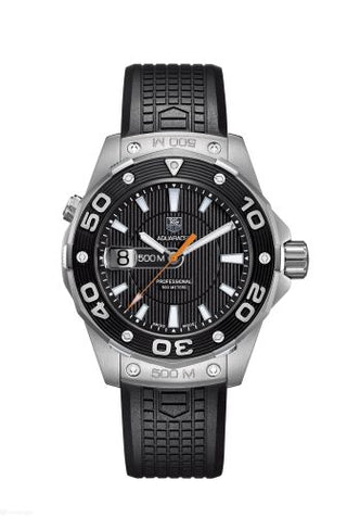 TAG Heuer - WAJ1110.FT6015  Aquaracer 500M Quartz 43 Stainless Steel / Black / Rubber