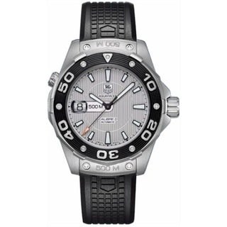 TAG Heuer - WAJ2111.FT6015  Aquaracer 500M Calibre 5 43 Stainless Steel / Grey / Rubber