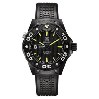 TAG Heuer - WAJ2180.FT6015  Aquaracer 500M Calibre 5 43 Titanium PVD / Black / Rubber