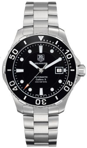 TAG Heuer - WAN2110.BA0822  Aquaracer 300M Calibre 5 41 Stainless Steel / Black / Bracelet