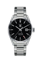 TAG Heuer Carrera Calibre 9 28 Stainless Steel / Black / Bracelet (WAR2010.BA0723)