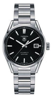 TAG Heuer Carrera Calibre 9 28 Stainless Steel / Diamond / Red / Bracelet (WAR211A.BA0782)