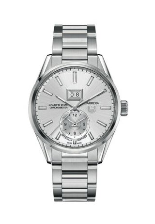 TAG Heuer - WAR5011.BA0723  Carrera Calibre 8 41 Stainless Steel / Silver / Bracelet