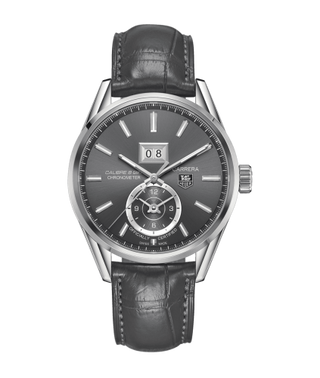 TAG Heuer - WAR5012.FC6326  Carrera Calibre 8 41 Stainless Steel / Grey / Alligator