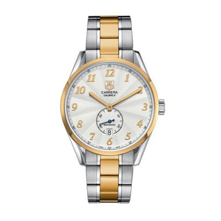 TAG Heuer - WAS2150.BD0733  Carrera Calibre 6 39 Heritage Stainless Steel / Yellow Gold / Silver / Bracelet