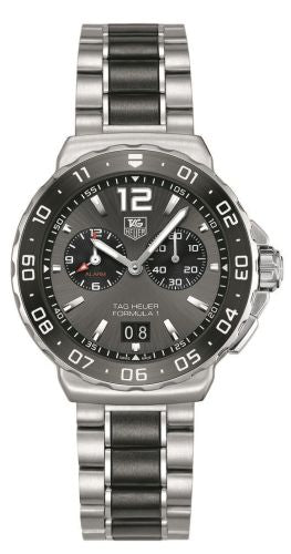 TAG Heuer - WAU111C.BA0869  Formula 1 Alarm 42 Stainless Steel / Grey / Bracelet