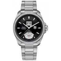 TAG Heuer Grand Carrera Calibre 8 RS Grande Date GMT Stainless Steel / Silver / Alligator (WAV5115.BA0901)