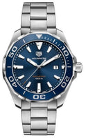 TAG Heuer Aquaracer 300M Quartz 35 Stainless Steel / Black MOP - Diamond / Bracelet (WAY101C.BA0746)