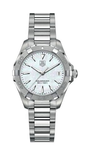 TAG Heuer - WAY1312.BA0915  Aquaracer 300M Quartz 32 Stainless Steel / MOP / Bracelet