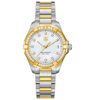 TAG Heuer Aquaracer 300M Quartz 32 Stainless Steel / MOP - Diamond / Bracelet (WAY1353.BD0917)