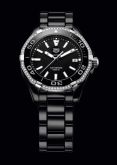 TAG Heuer - WAY1395.BH0716  Aquaracer 300M 35 Ceramic / Diamond / Black / Bracelet