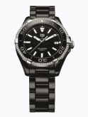 TAG Heuer - WAY1395.BH0716  Aquaracer 300M 35 Ceramic / Diamond / Black / Bracelet