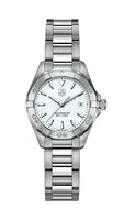 TAG Heuer Aquaracer 300M Quartz 27 Stainless Steel / MOP - Diamond / Bracelet (WAY1412.BA0920)