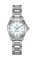 TAG Heuer Aquaracer 300M Quartz 27 Stainless Steel / Diamond / MOP - Diamond / Bracelet (WAY1413.BA0920)