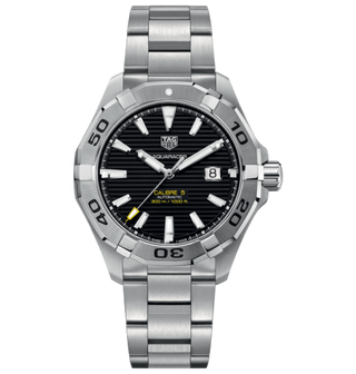 TAG Heuer - WAY2010.BA0927  Aquaracer 300M Calibre 5 41 Stainless Steel / Black / Steel