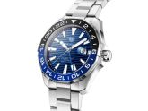 TAG Heuer - WAY201T.BA0927  Aquaracer 300M Calibre 7 GMT Stainless Steel / Blue / Bracelet