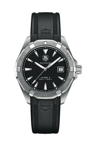 TAG Heuer - WAY2110.FT8021  Aquaracer 300M Calibre 5 40.5 Stainless Steel / Black / Rubber