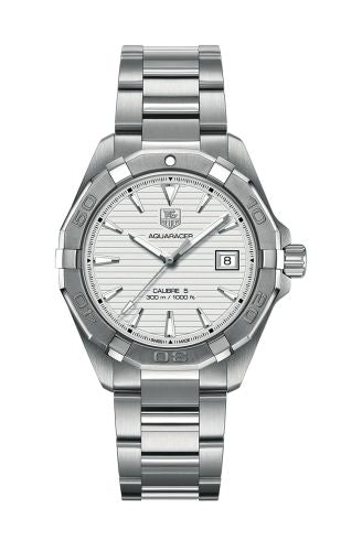 TAG Heuer - WAY2111.BA0910  Aquaracer 300M Calibre 5 40.5 Stainless Steel / Silver / Bracelet