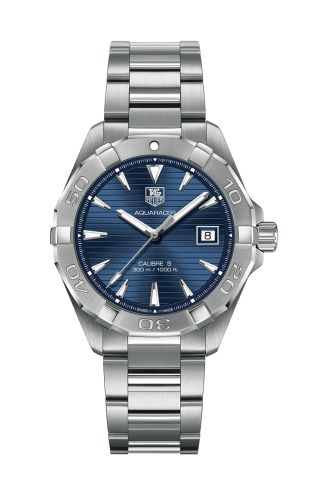 TAG Heuer - WAY2112.BA0910  Aquaracer 300M Calibre 5 40.5 Stainless Steel / Blue / Bracelet