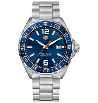 TAG Heuer - WAZ1010.BA0842  Formula 1 Quartz 43 Stainless Steel / Blue / Bracelet