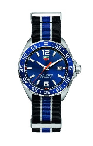 TAG Heuer - WAZ1010.FC8197  Formula 1 Quartz 43 Stainless Steel / Blue / NATO