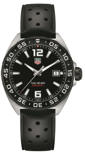 TAG Heuer - WAZ1110.FT8023  Formula 1 Quartz 41 Stainless Steel / Black / Rubber