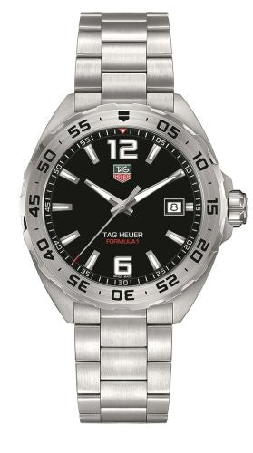 TAG Heuer - WAZ1112.BA0875  Formula 1 Quartz 41 Stainless Steel / Black / Bracelet