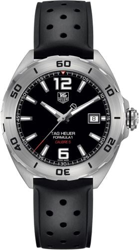 TAG Heuer - WAZ2113.FT8023  Formula 1 Calibre 5 41 Stainless Steel / Black / Rubber