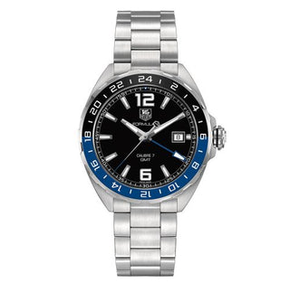 TAG Heuer - WAZ211A.BA0875  Formula 1 Calibre 7 GMT 41 Stainless Steel / Black / Bracelet