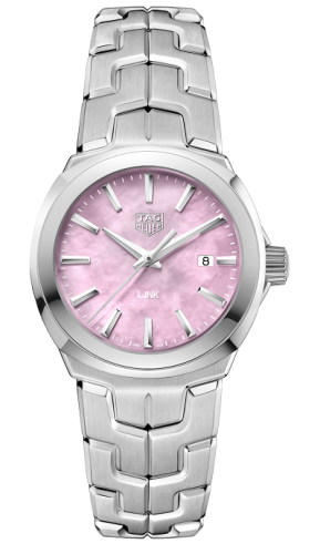 TAG Heuer - WBC1317.BA0600  Link Quartz 32mm Stainless Steel / Pink MOP