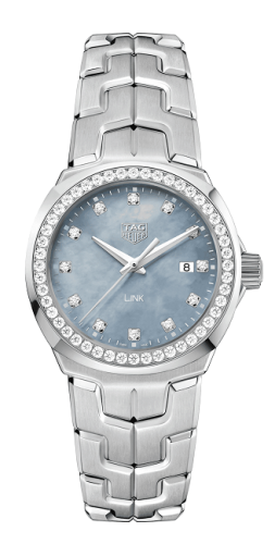 TAG Heuer - WBC1319.BA0600  Link Quartz 32mm Stainless Steel / Diamond / Blue MOP