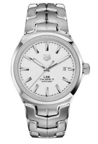 TAG Heuer - WBC2111.BA0603  Link Calibre 5 41 Stainless Steel / Silver / Bracelet