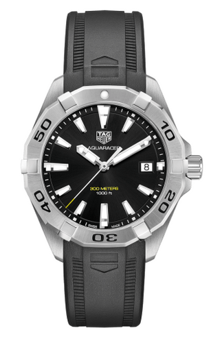 TAG Heuer - WBD1110.FT8021  Aquaracer Quartz 300M 41 Stainless Steel / Black / Rubber