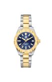 TAG Heuer - WBD1325.BB0320  Aquaracer 300M Calibre 9 Automatic 32 Stainless Steel / Yellow Gold / Blue