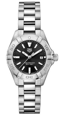 TAG Heuer - WBD1410BA0741  Aquaracer 300M Quartz 27 Stainless Steel / Black / Bracelet