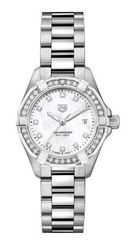 TAG Heuer - WBD1415.BA0741  Aquaracer 300M Quartz 27 Stainless Steel / Diamond / MOP - Diamond / Bracelet