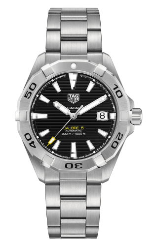 TAG Heuer - WBD2110.BA0928  Aquaracer 300M Calibre 5 Automatic 41 Stainless Steel / Black / Bracelet