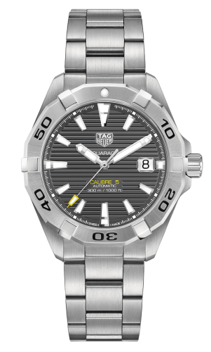 TAG Heuer - WBD2113.BA0928  Aquaracer 300M Calibre 5 Automatic 41 Stainless Steel / Grey / Bracelet